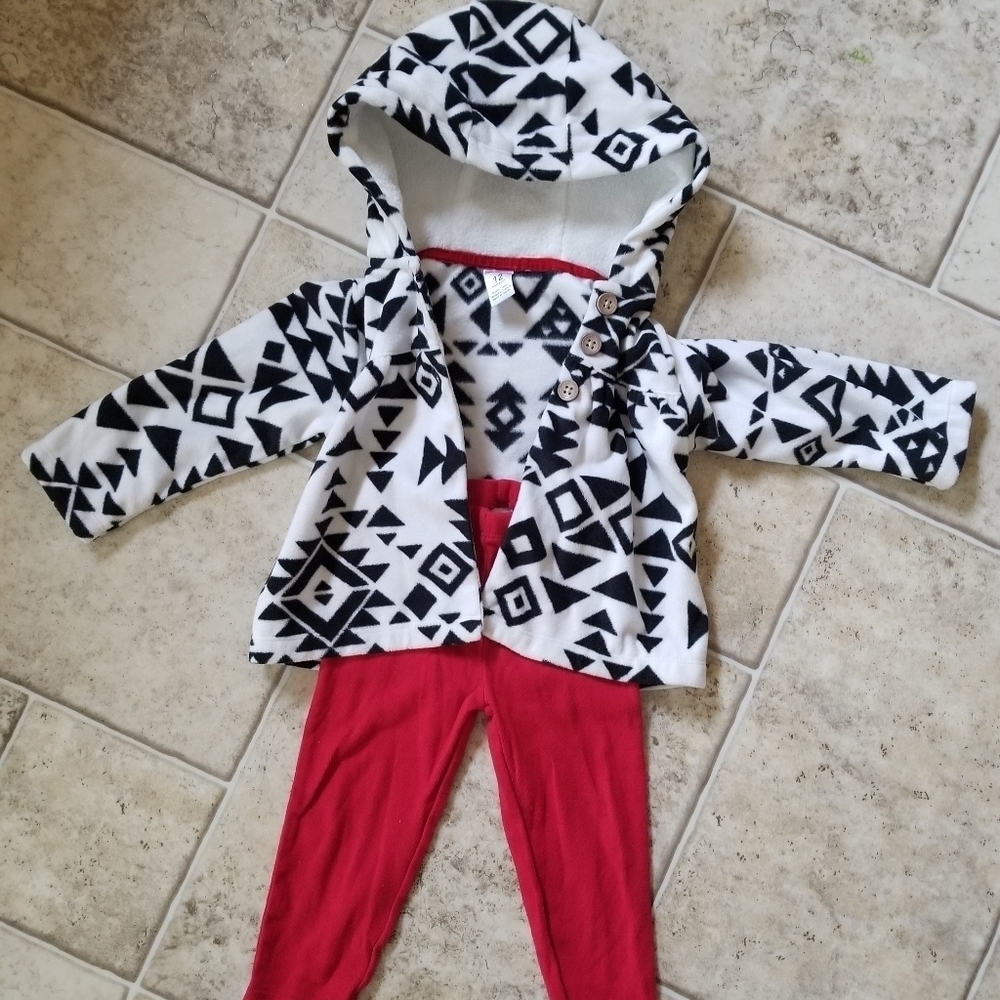 🌸 NWOT Aztec Fleece Outfit - Picture 2 of 6